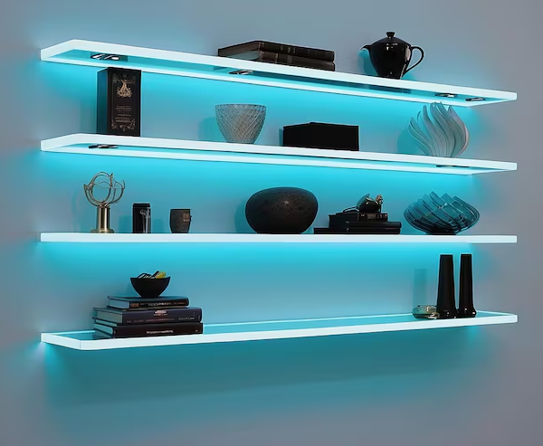 Custom Glass Shelves to Enhance Modern Interiors with Style and Function